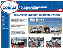 Tablet Screenshot of cobalttruck.com